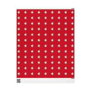 Wrapping Papers, Christmas Flower Gift Wrap, Holiday Wrapping Paper Roll, Festive Gift Packaging, Floral Xmas Present Decor, Seasonal