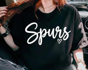 Comfort kleur San Antonio Spurs bloemenshirt, vintage boho Spurs grafisch T-shirt