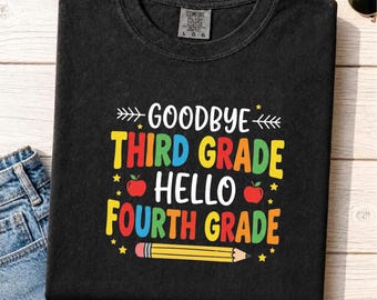 Comfort Colors® Fourth Grade Teacher Shirt, 4th Grade Teacher Shirt, 4th Grade T-Shirt, Fourth Grade TShirt, Elementary School, Teaching Tee