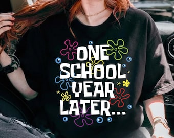 Een schooljaar later leraarsshirt eindejaars T-shirt Comfort Colors® Funny Last Day of School Teacher-shirt