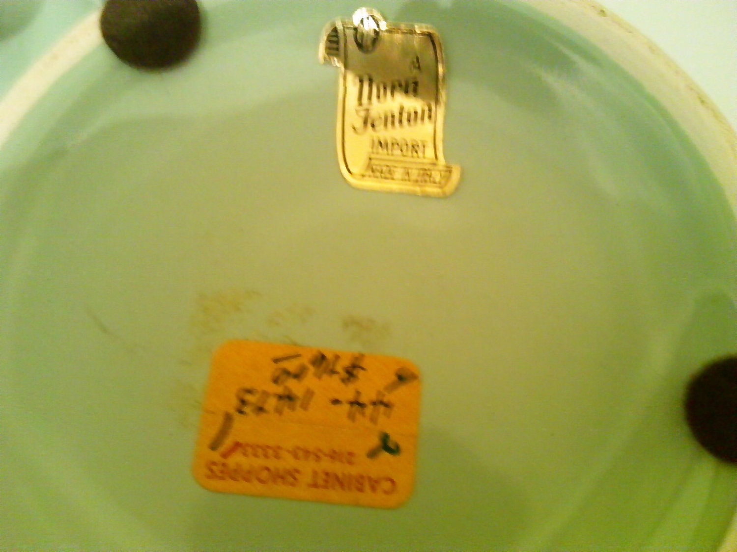 Vintage Nora Fenton Sage Green Ginger Jar 12 Tall Etsy