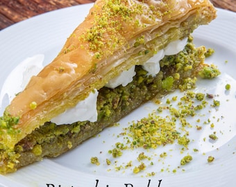 Digitales selbstgemachtes Pistazien-Baklava-Rezept | Sofortiger Download PDF | Türkisches Dessert-Rezept | Schritt-für-Schritt-Anleitung