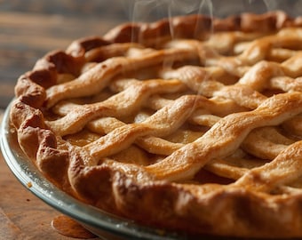 Einfaches hausgemachtes Apfelkuchenrezept | Classic Dessert Backanleitung (PDF-Download)