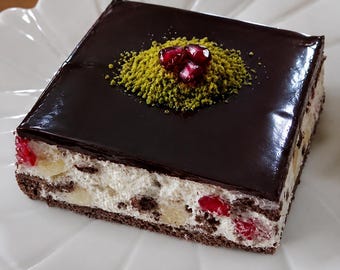 No-Bake Kekskuchen Rezept | Schoko Dessert PDF (Englisch Deutsch)