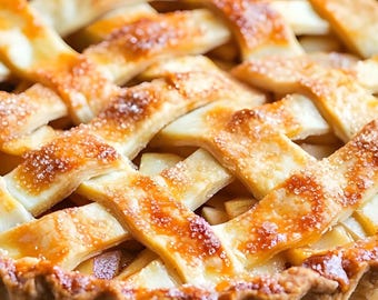 Ricetta classica della torta di mele / Dolce tradizionale fatto in casa (Download digitale)