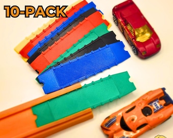 Hot Wheels Compatible Track Connectors 10 or 20-PACK Fits New & Old Tracks