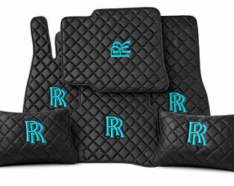 For Rolls Royce Phantom car floor mat + Car Pillow Full Set, Rolls-Royce carpet floor mat, custom-made for your vehicle. Rolls-Royce poison.