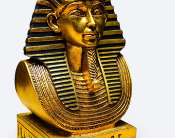 Egyptian King Tutankhamun Statue – Tut Figurine Pharaoh Sculpture Handmade in Egypt