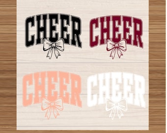 Cheer DTF Transfer Ready to Press: Cheerleader Heat Transfer for T-Shirts, School Spirit DTF
