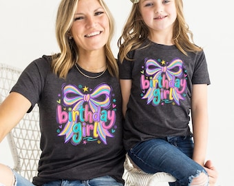 Birthday Girl DTF Transfer, Ready to Press DTF Print for T-Shirts
