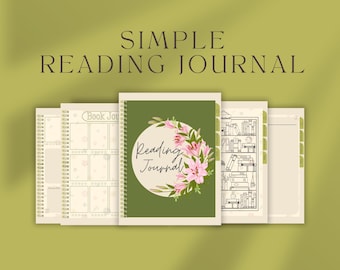 Digital Reading Journal | Book Journal for iPad | Aesthetic Digital Reading Journal | iPad Reading Journal