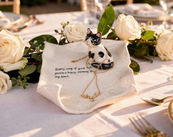 Hochzeit Ring Schale personalisiert, Ringträger Alternative, Benutzerdefinierte Gelübde Ringhalter, Braut Bräutigam Andenken, Verlobung Geschenk für Paar