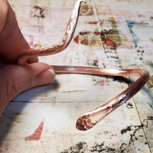 Men&#39;s  Copper Heavy Gauge Snake Bracelet