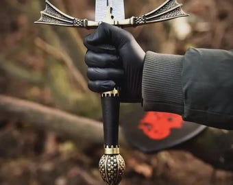 Medieval Handmade Fantasy Sword For Wall Decoration, Custom Made Replica Sword In Damascus Steel, Decorative Unique Sword For Wall Hanging