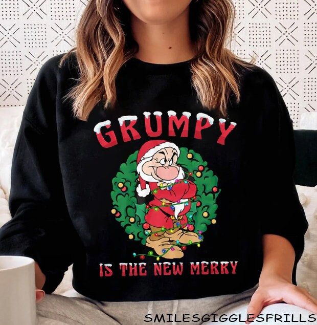 Discover Grumpy Dwarf Christmas Sweatshirt