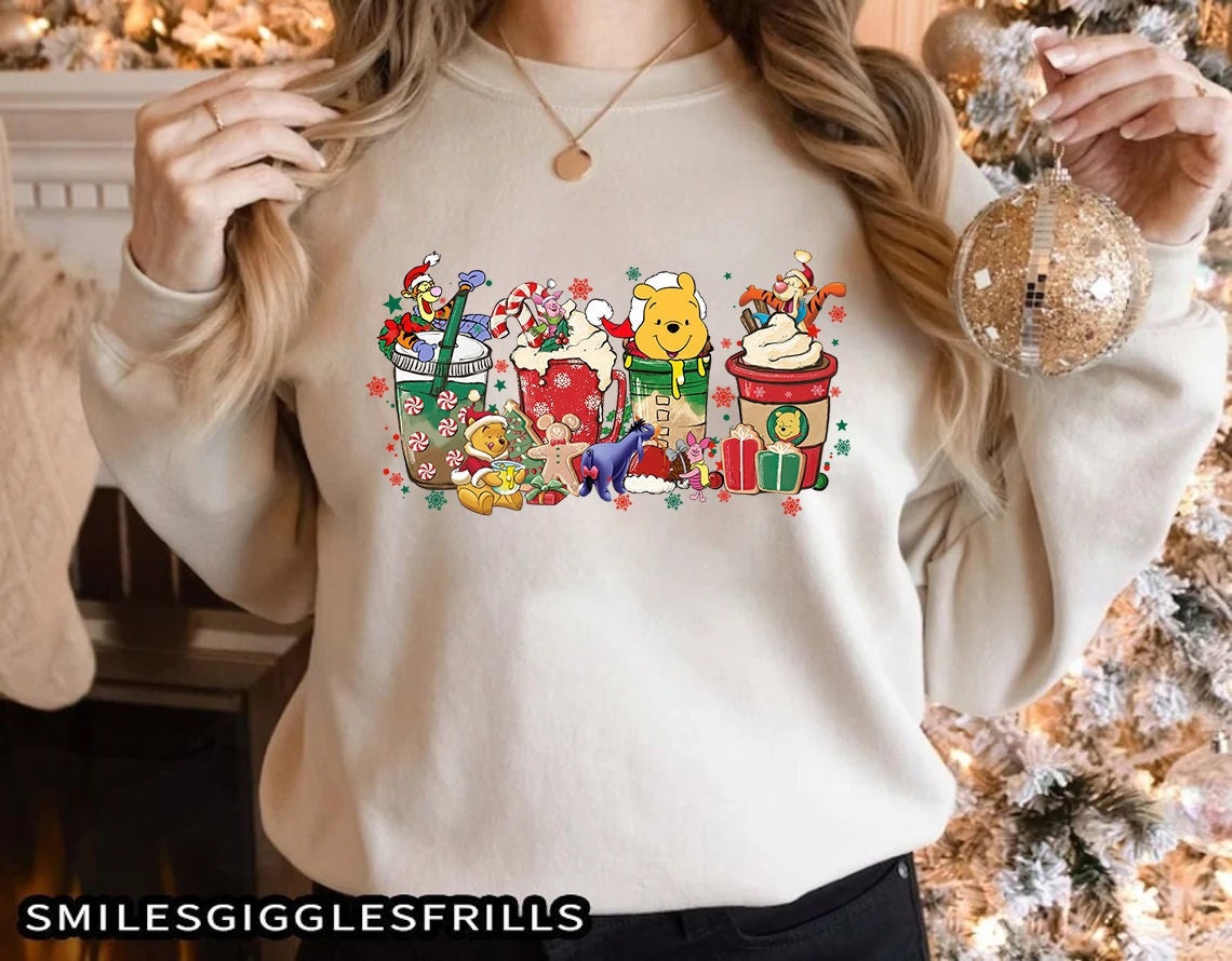 Discover Winnie The Pooh Christmas Sweatshirt