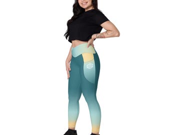Leggings cruzados para la playa