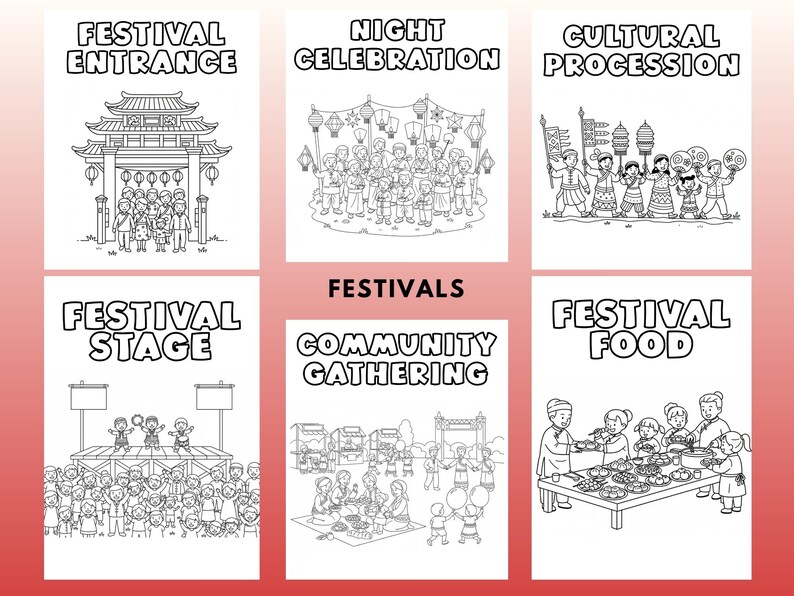40 Cultural Festivals Coloring Pages for Kids | World Cultures Learning ...
