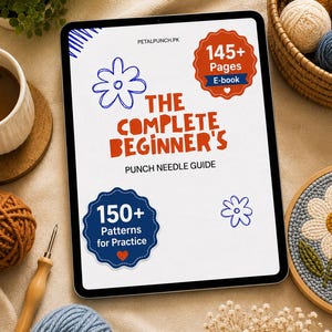 Paquete Mega de Plantillas para Bordado con Aguja | Libro electrónico de más de 145 páginas, más de 150 patrones en PDF para bordado con aguja | Posavasos, espejo, cojín y llavero para bordado con aguja