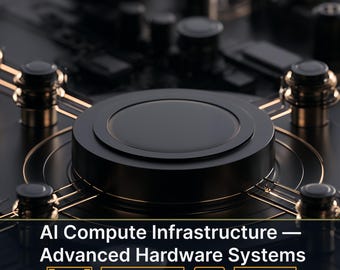 Hintergründe zu KI-Recheninfrastruktur, fortgeschrittener Hardware, KI-Computing, Hardwarearchitektur, Technologiehintergründen, 8K, 20-Bilder-Paket