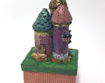 Fairy Castle Music Box - sculpture