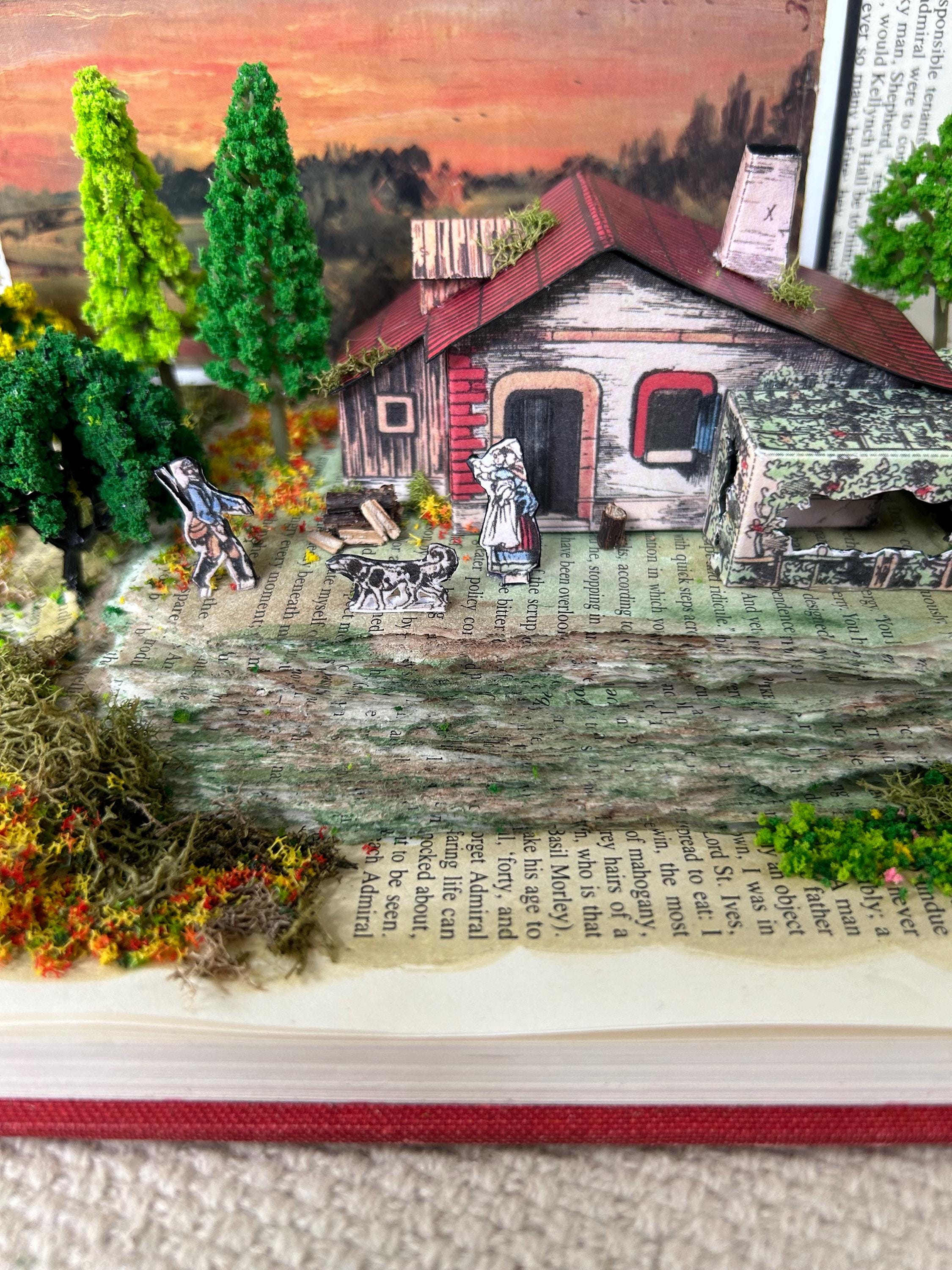 Persuasion- Mixed Media Altered Book Art, Sculpture, Diorama, Jane ...