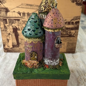 Fairy Castle Music Box - sculpture