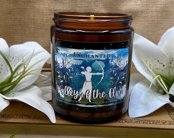 Bougie Vallée des Elfes | Parfum lilas, chèvrefeuille au clair de lune et rosée d'eau de pluie