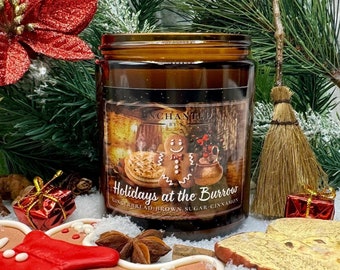 Holidays at the Burrow Candle | Gingerbread, Brown Sugar, & Cinnamon Scented