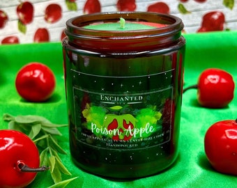 Poison Apple Candle | Fresh Apple, Autumn Leaves, & Hot Cider Scented