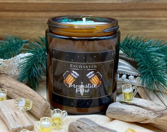 Broomstick Brew Candle | Butterscotch & Cream Scented