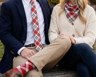 St. John's University Custom-Made Socks and Silk Fashion Accessories (Officially Licensed Collegiate Product)