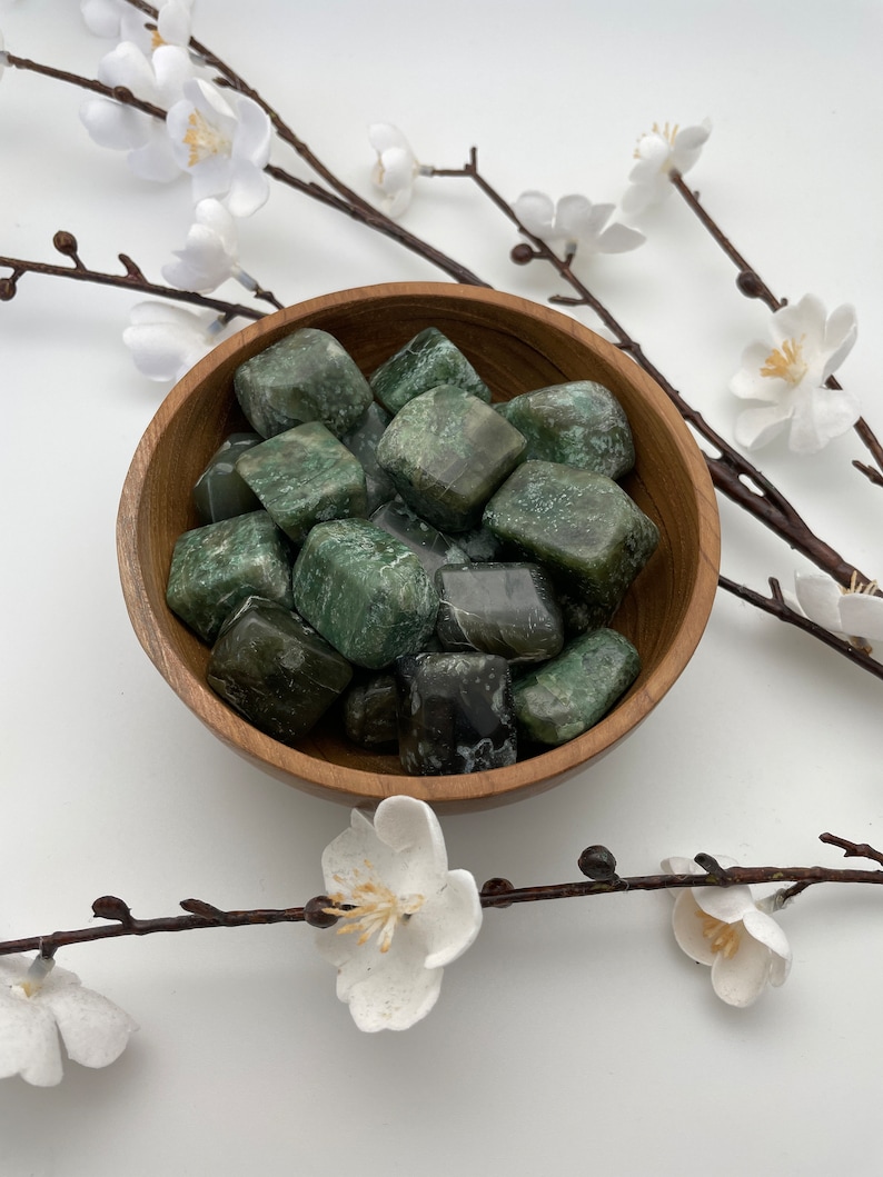 Nephrite Jade Tumbled Stone from Afghanistan image 1