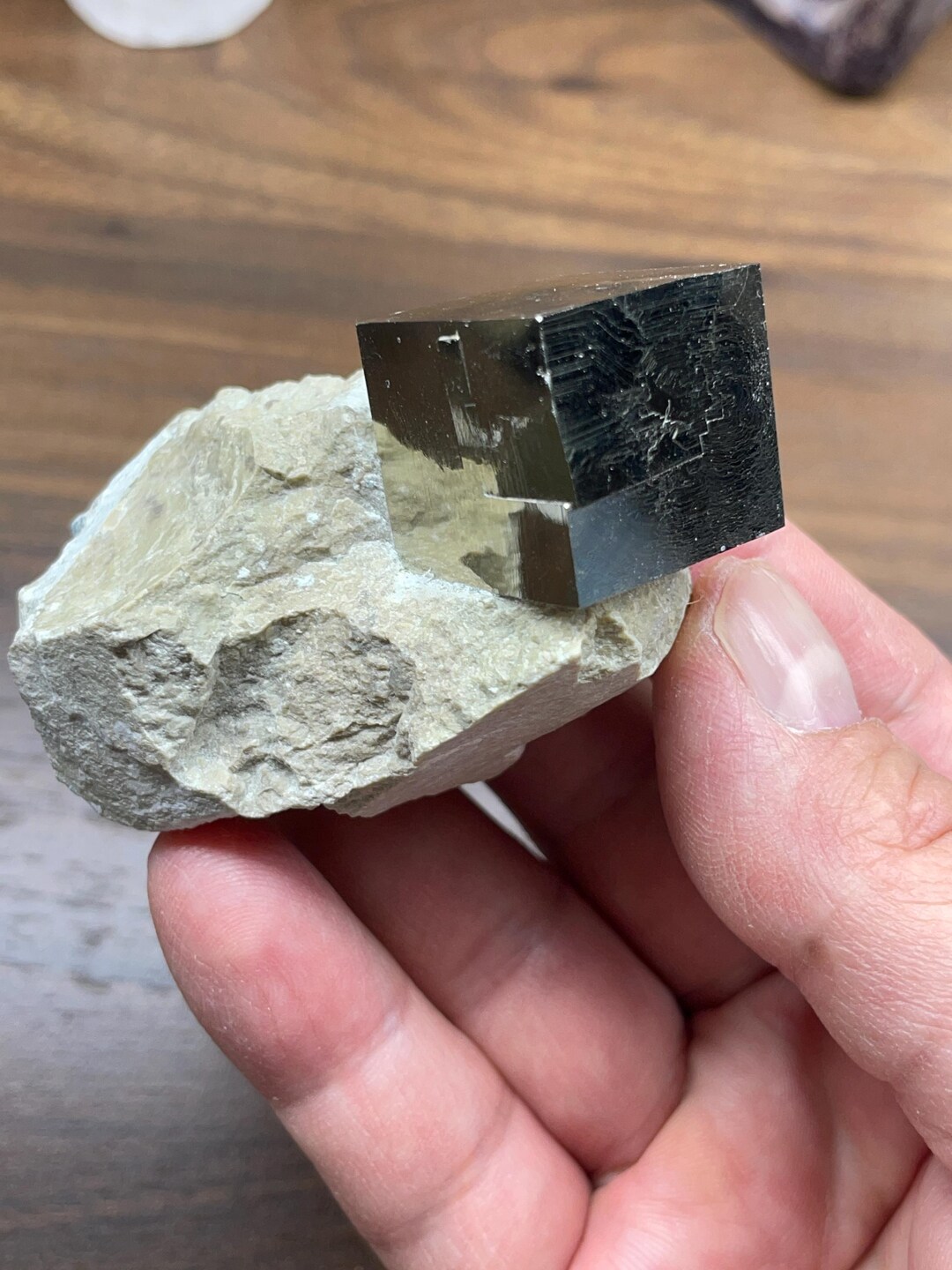 Pyrite Cube in Matrix From Spain (314) - Etsy