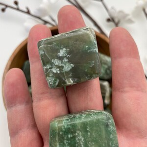 Nephrite Jade Tumbled Stone from Afghanistan image 4