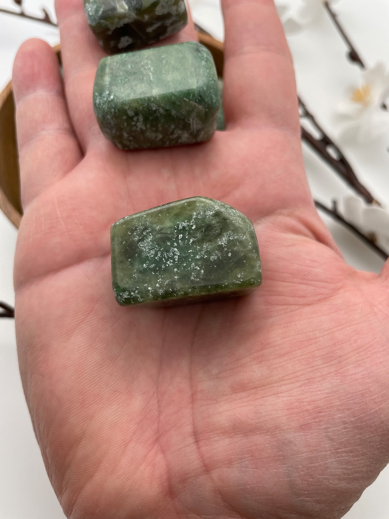 Nephrite Jade Tumbled Stone from Afghanistan image 3