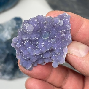 Grape Agate, Purple Botryoidal Chalcedony from Indonesia (668)