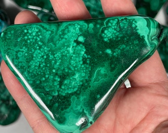 Polished Malachite Freeform from the Congo (404)