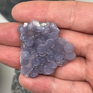 Grape Agate, Purple Botryoidal Chalcedony from Indonesia (670)