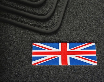 Mini Cooper One / Classic / Hardtop 4ドア ベロアフロアマット 2014-2024 – F55 – フラッグロゴ