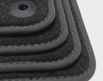 Veloursmatten Volvo S40 en V50 2004-2012 – zwart