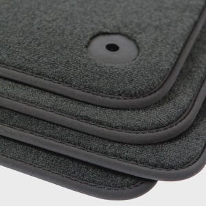 Audi A3 Convertible Velour Floor Mats 2014-2020 – 8V7 – Black