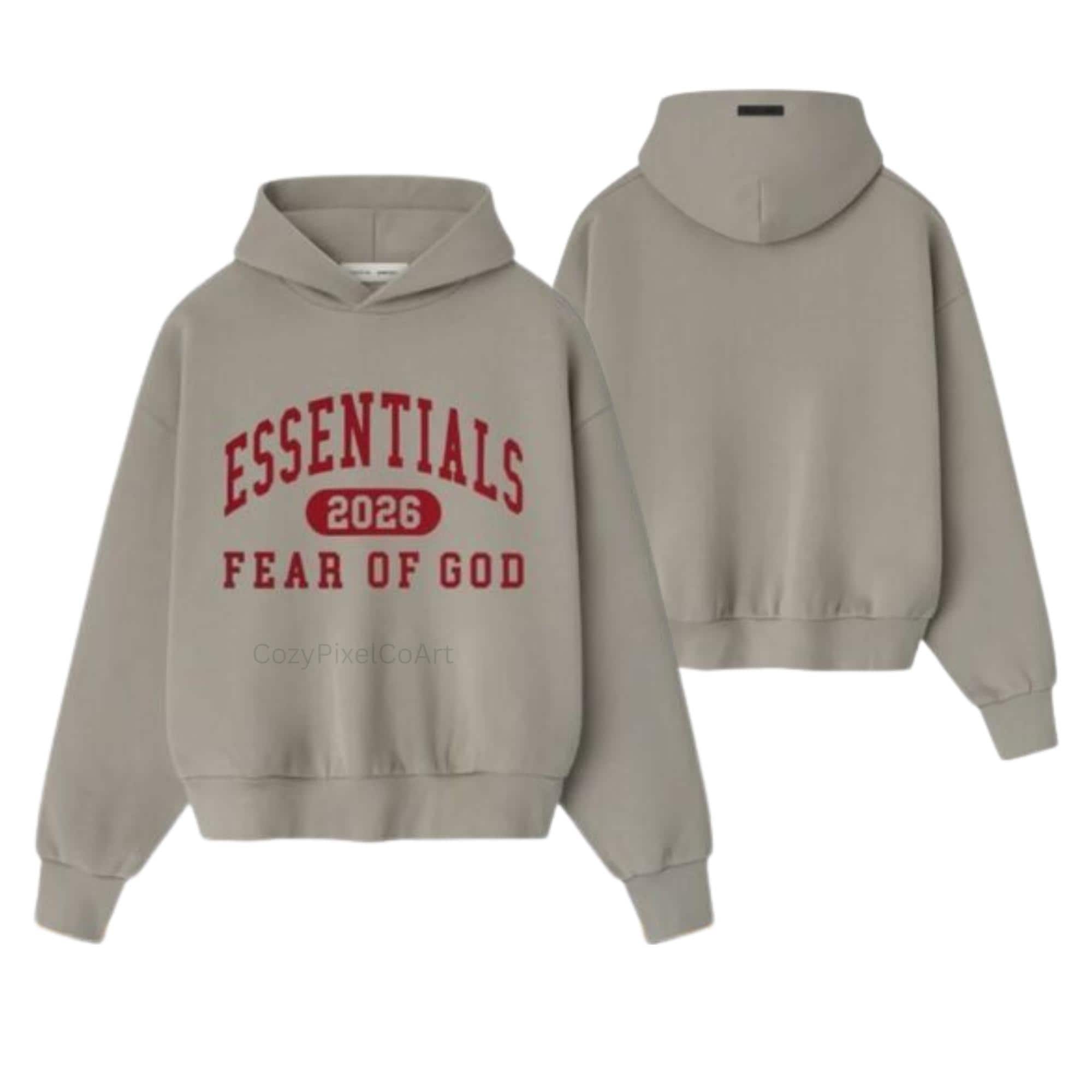 Fear of God Essentials 1977 T-shirt Light Oatmeal - Bùi Store