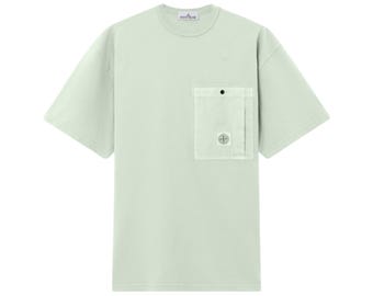 ユニセックス ストーンアイランド チェストポケット 2100004 コーマ綿Tシャツ