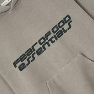 Fear of God Essentials Hoodie Oversized Pullover Sweatshirt image 7