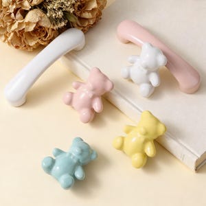 Keramische knoppen | Kleurrijke kastgrepen | Ladetrekkers voor kinderen