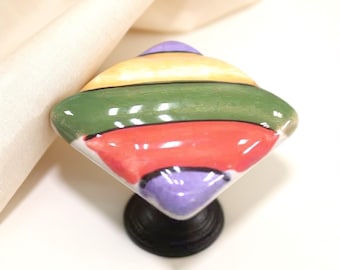 Boho Ceramic Drawer Knobs | Kitchen Cabinet Handles | Furniture Hardware