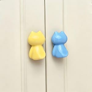 Cute Ceramic Knobs | Handmade Cabinet Pulls | Dresser & Drawer Hardware