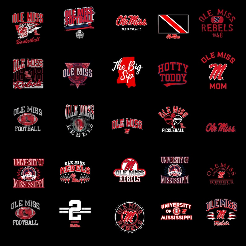 Ole Miss Rebels PNG SVG | University of Mississippi Design (digital ...