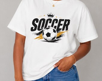 Soccer Graphic T-Shirt, Unisex Soccer Tee, Football Lover Shirt, Soccer Fan Gift, Sports Graphic Tee, Soccer Player Shirt, Game Day Tee